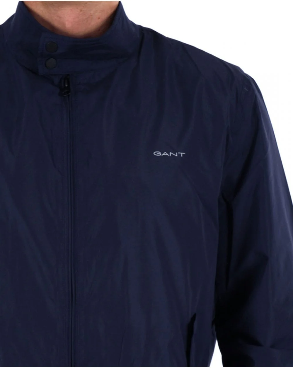 Gant Lightweight Harrington Jacket Navy Blue - Image 3