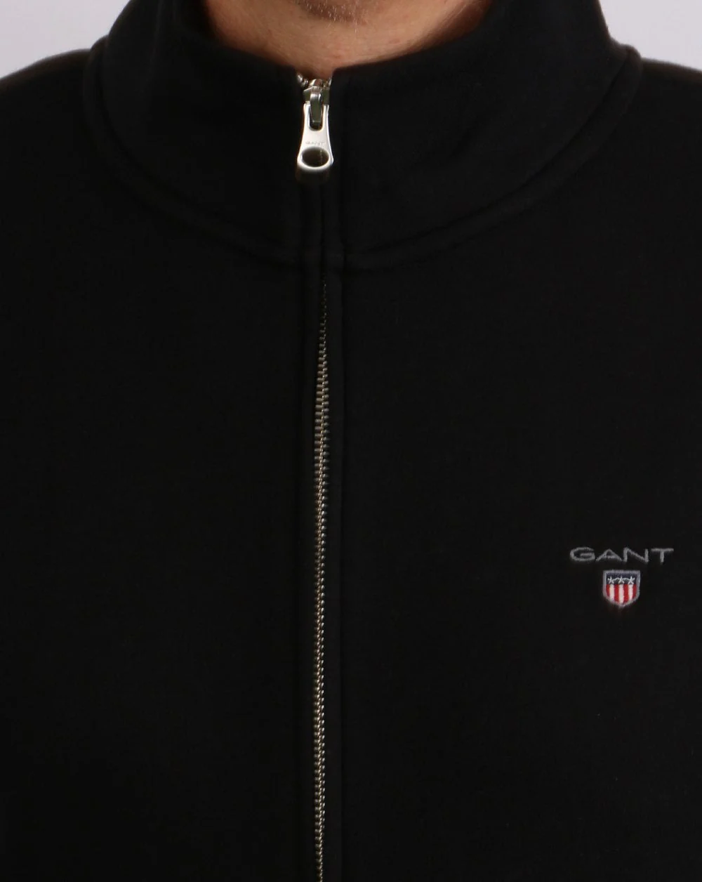 Gant Original Full Zip Track Top Black - Image 3