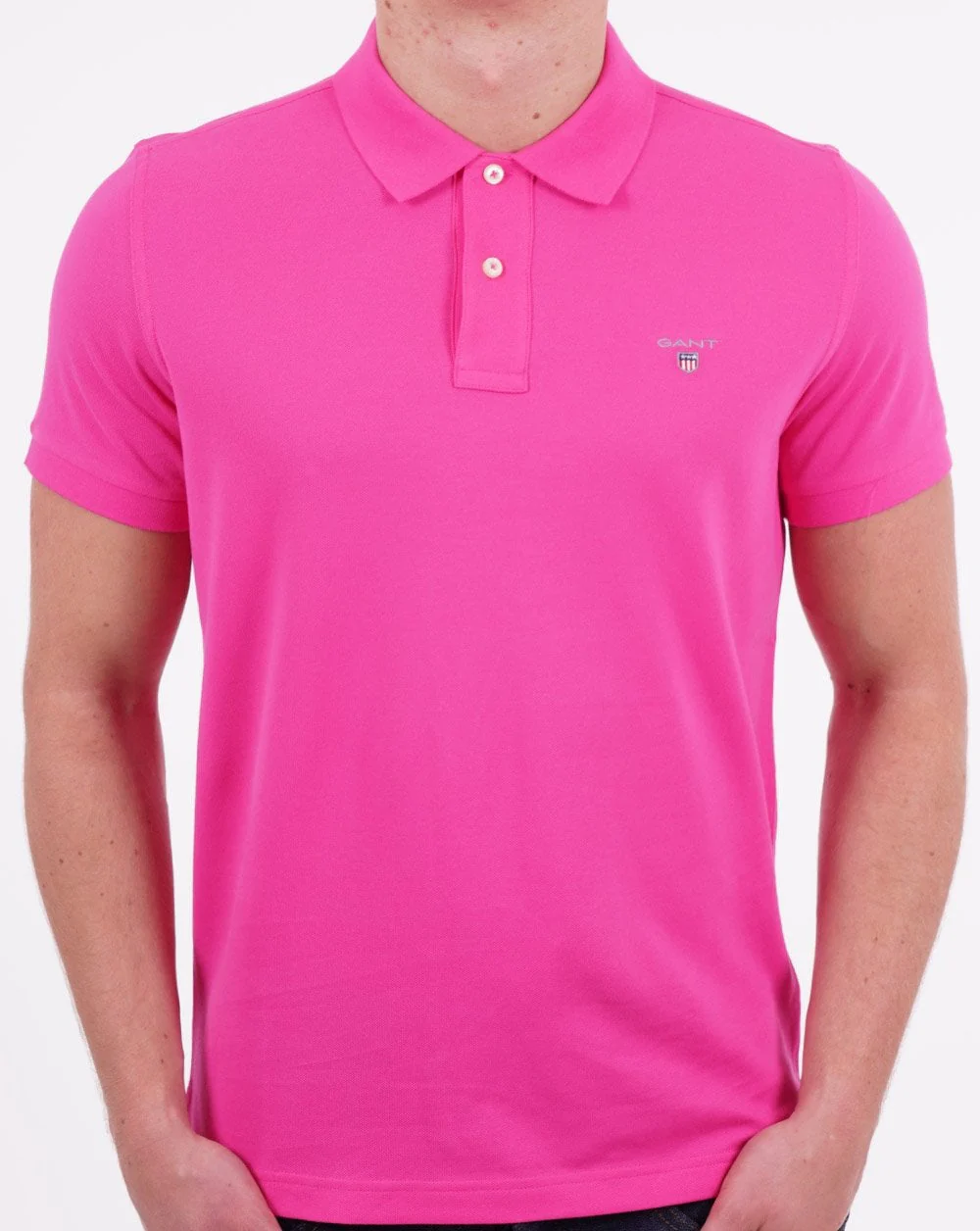 Gant Pique Rugger Polo Hyper Pink