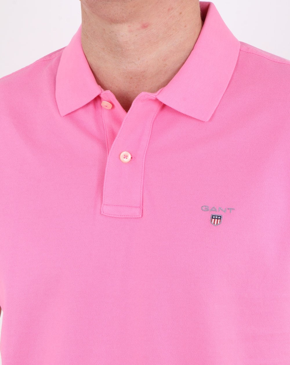 Gant Pique Rugger Polo Pink - Image 2