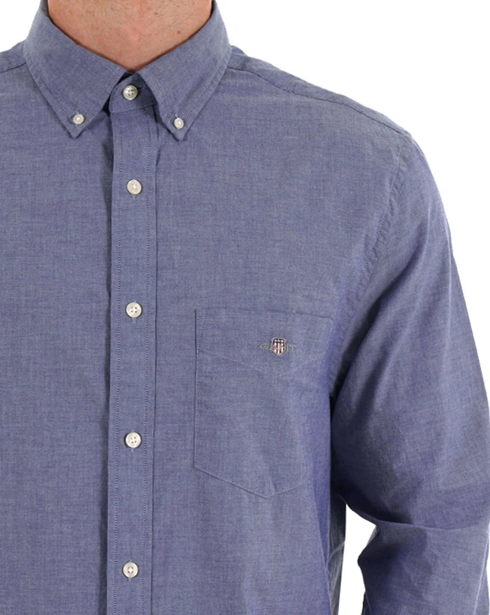 Gant Poplin Shirt College Blue - Image 2