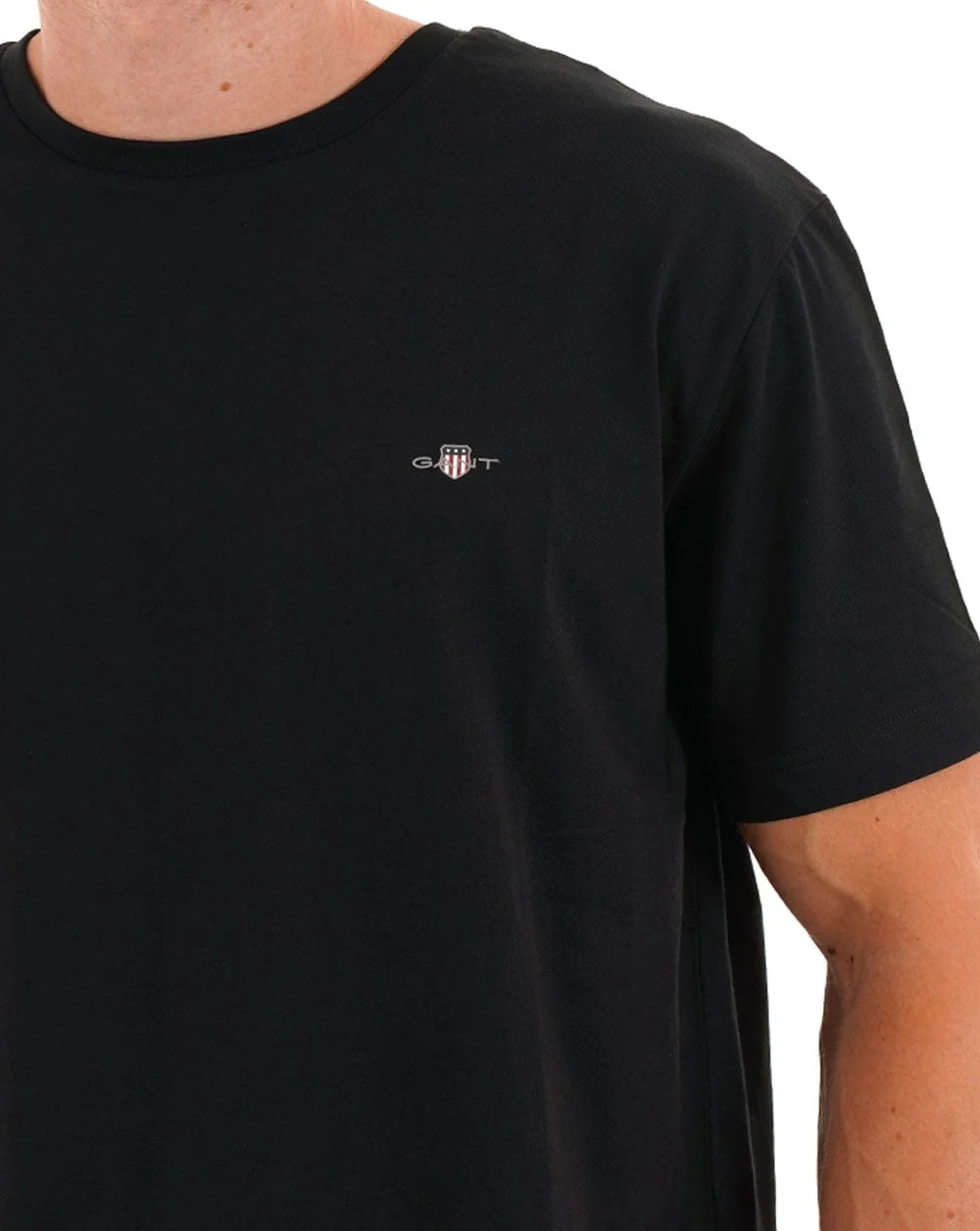 Gant Printed Archive Shield T Shirt Black - Image 2