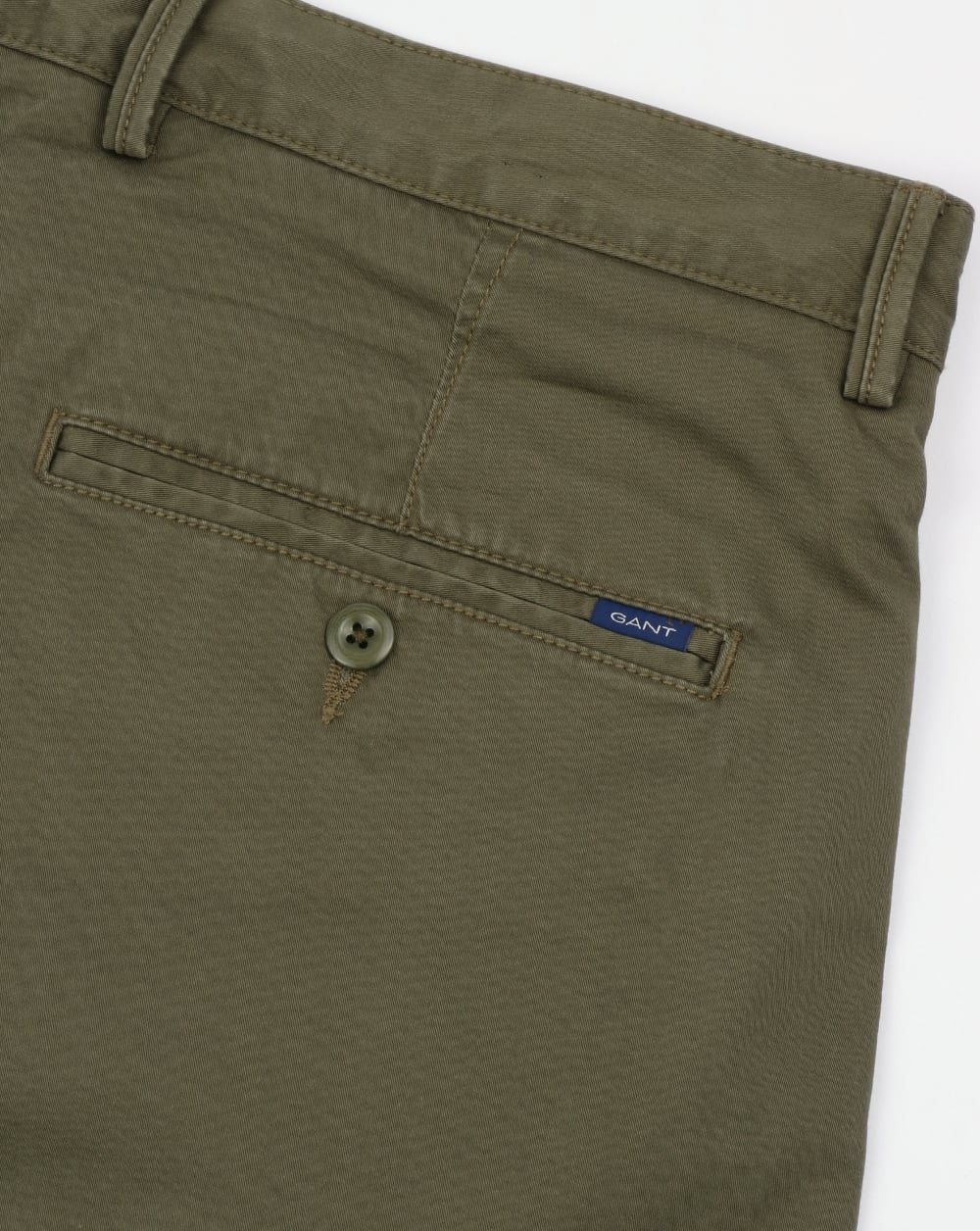 Gant Relaxed Twill Shorts Kalamata Green - Image 3