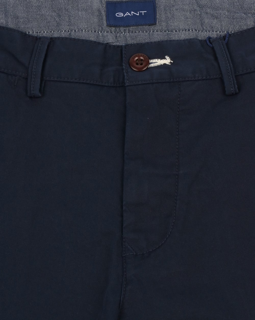 Gant Relaxed Twill Shorts Navy - Image 2