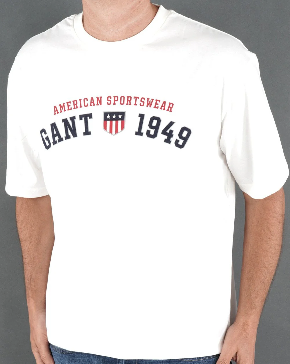 Gant Retro Shield T-shirt Eggshell