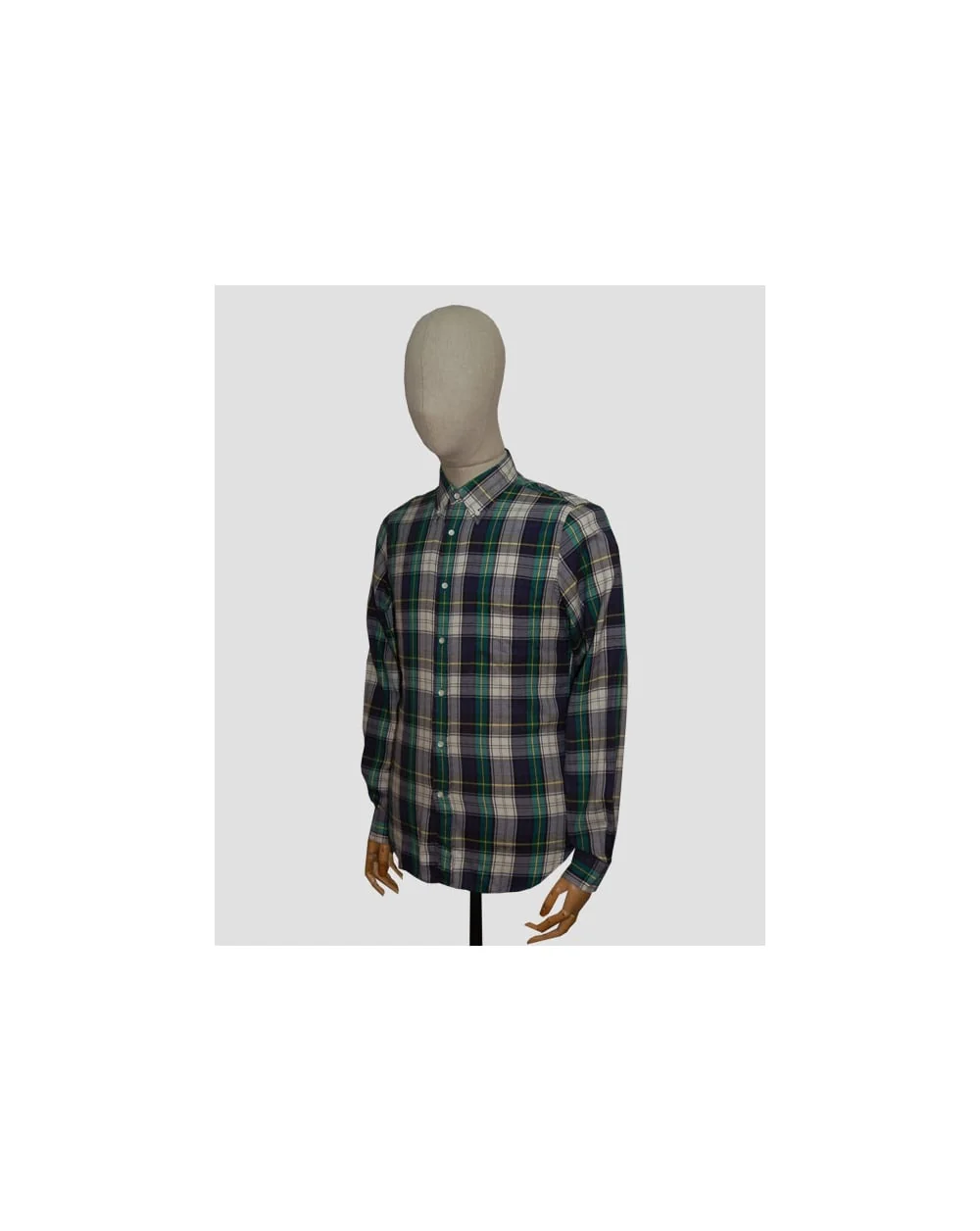 Gant Rugger Windblown Twill Check Shirt Dragon Blue - Image 2