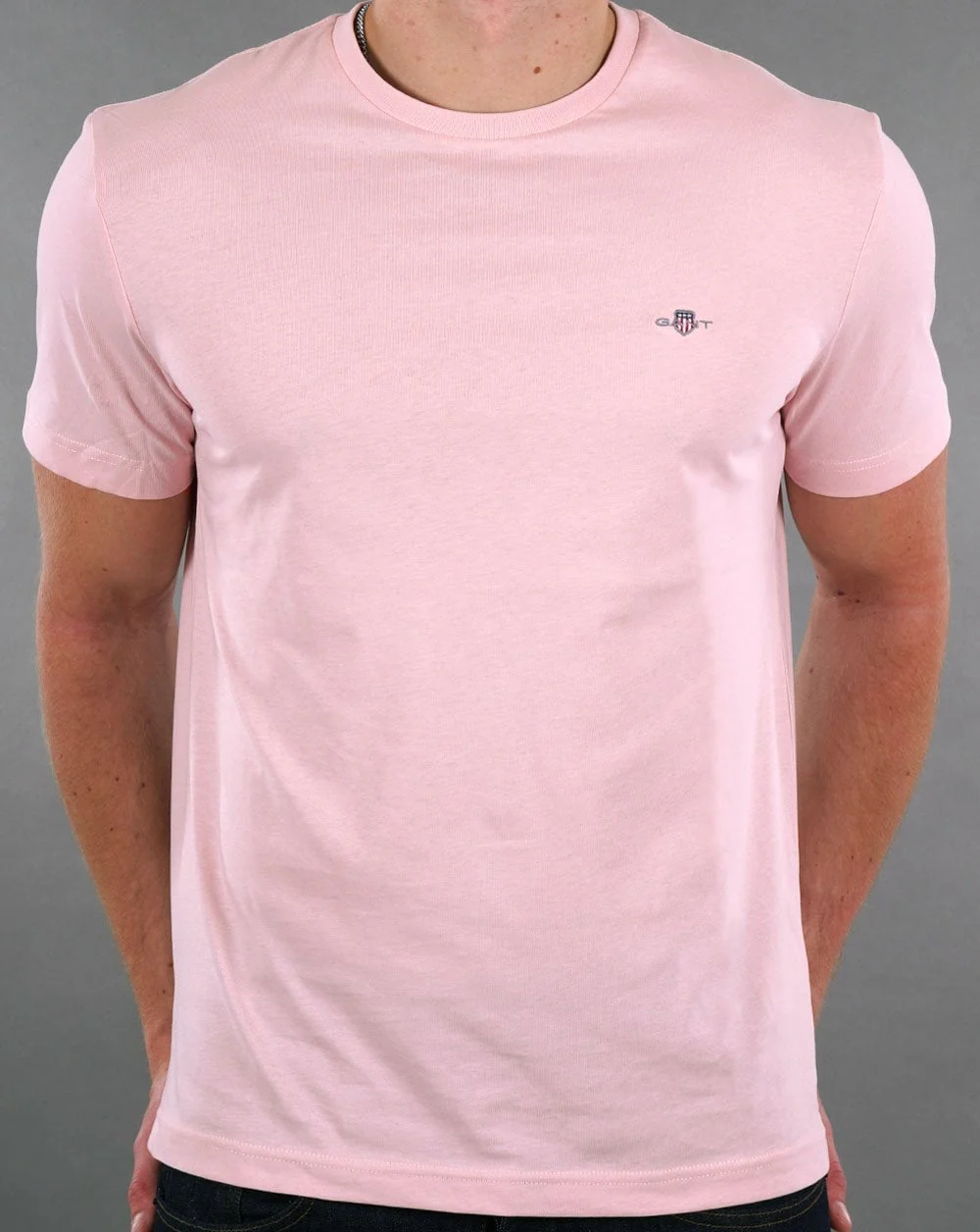 Gant Shield Crew T-shirt Pink - Image 3