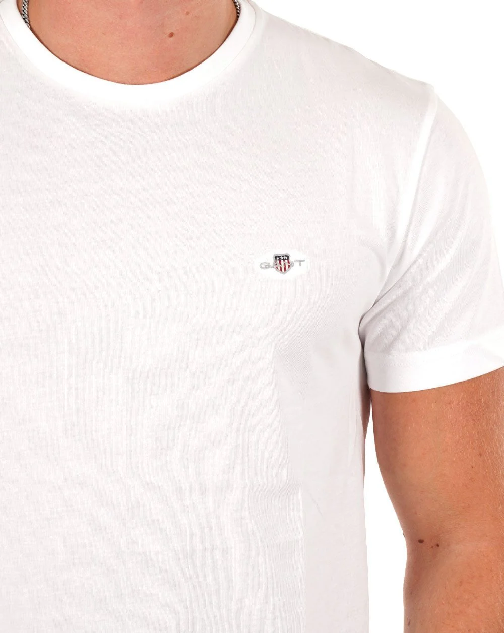 Gant Shield T Shirt White - Image 2