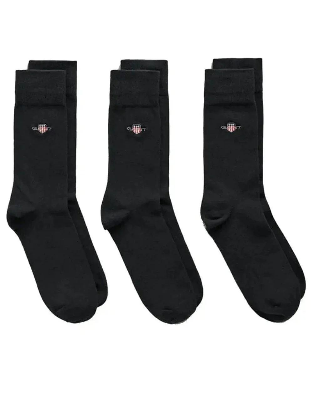 Gant Shield Socks 3 Pack Black