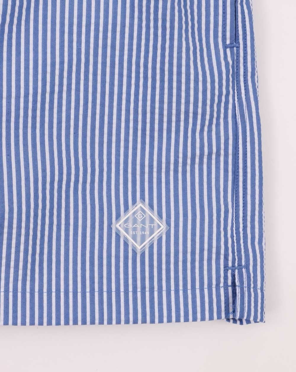 Gant Striped Swim Shorts Nautical Blue - Image 2
