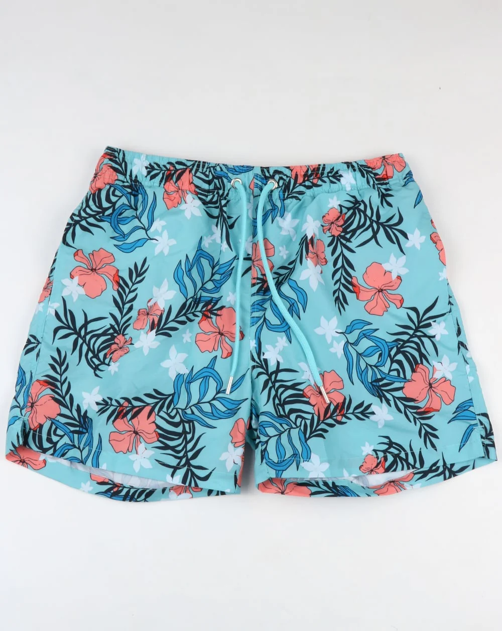 Gant Summer Floral Swim Shorts Topaz Blue