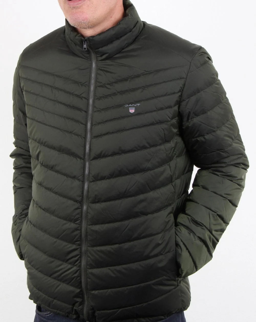 Gant The Airlight Down Jacket Moss Green
