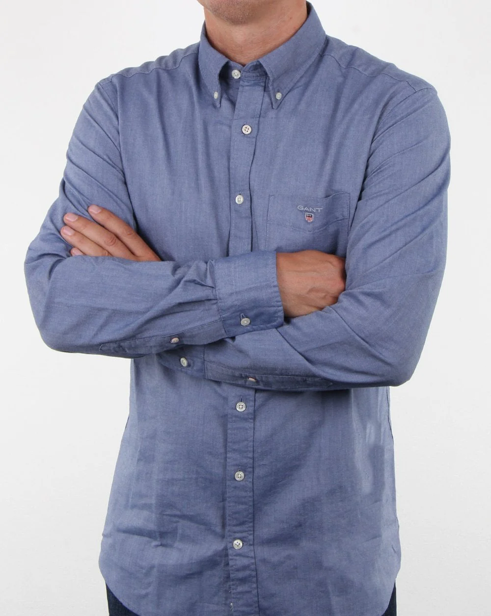 Gant The Oxford Button Down Shirt Persian Blue - Image 2