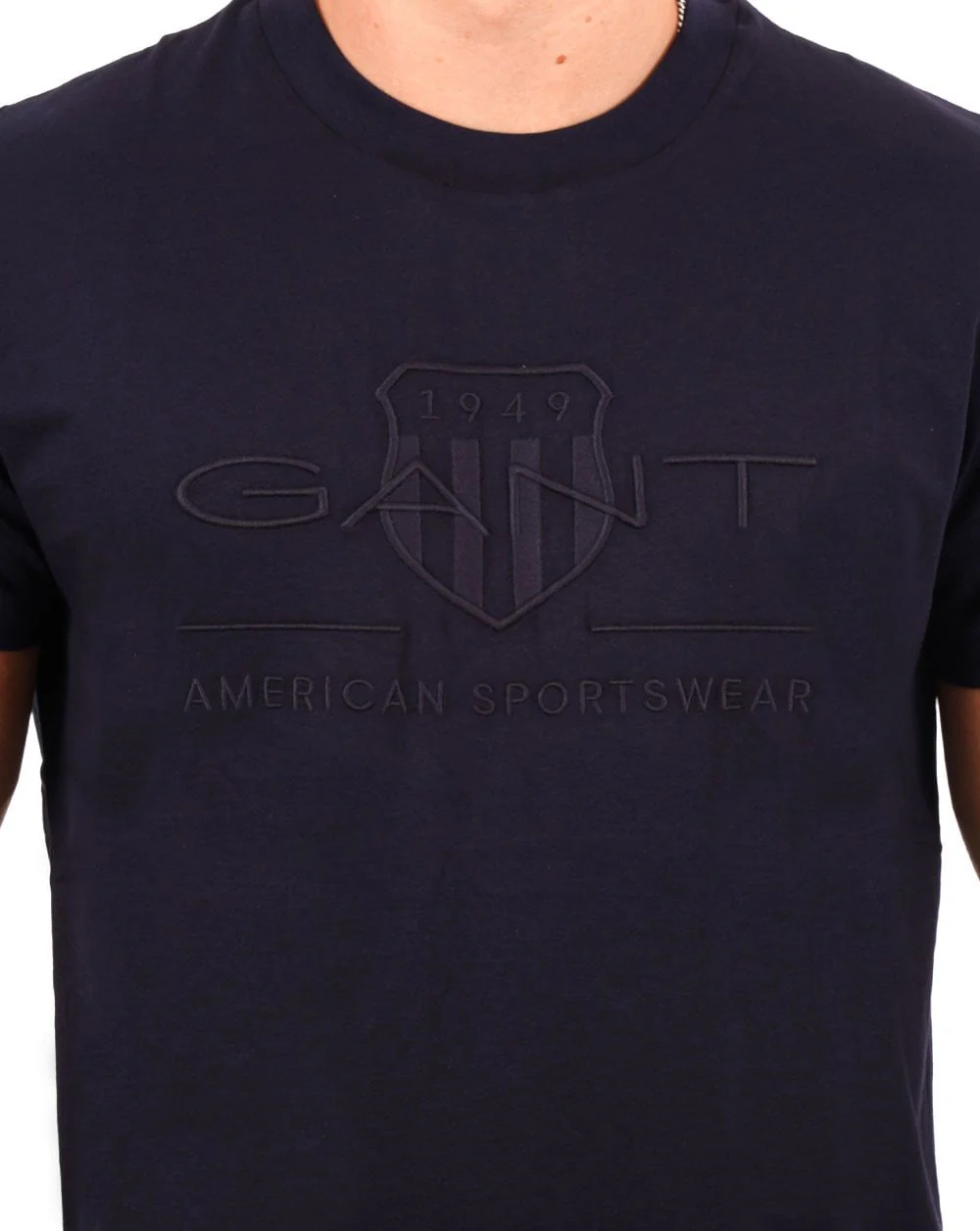 Gant Tonal Archive Shield T-shirt Navy Blue - Image 2