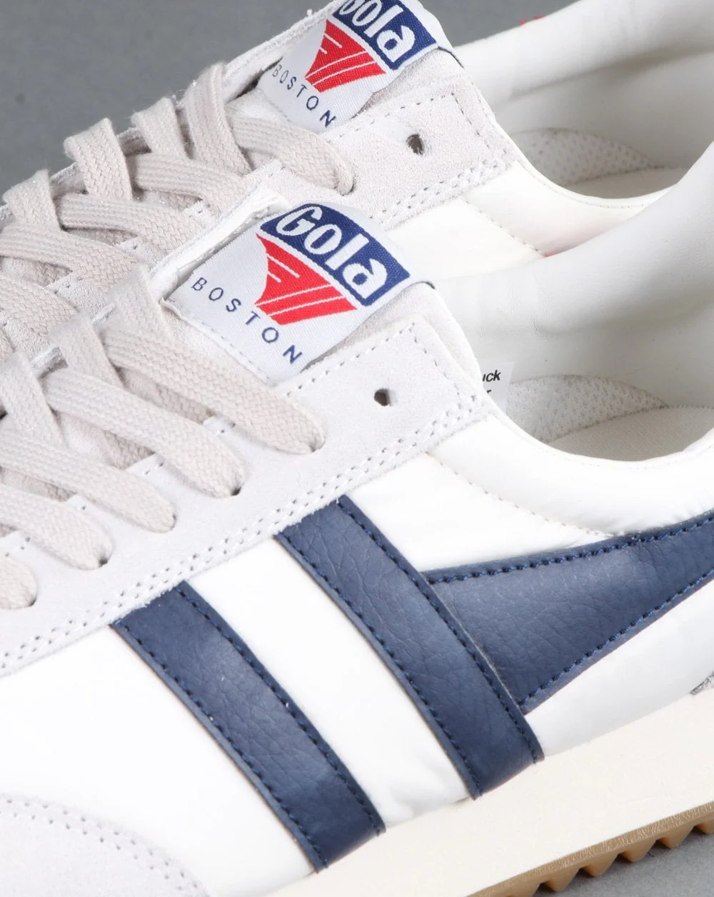 Gola Boston 78 Trainer Off White/Navy - Image 4