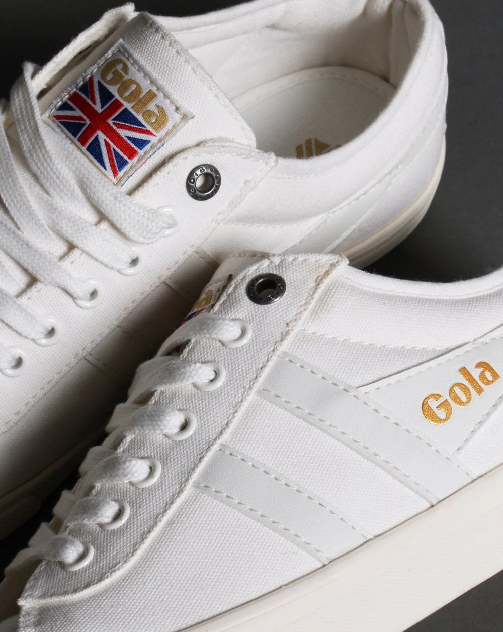 Gola Classic Comet Plimsoll Trainer Off White - Image 2