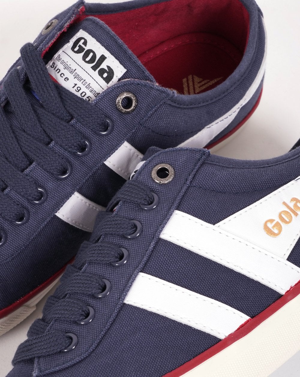 Gola Classics Vegan Comet Trainer Navy/White - Image 2