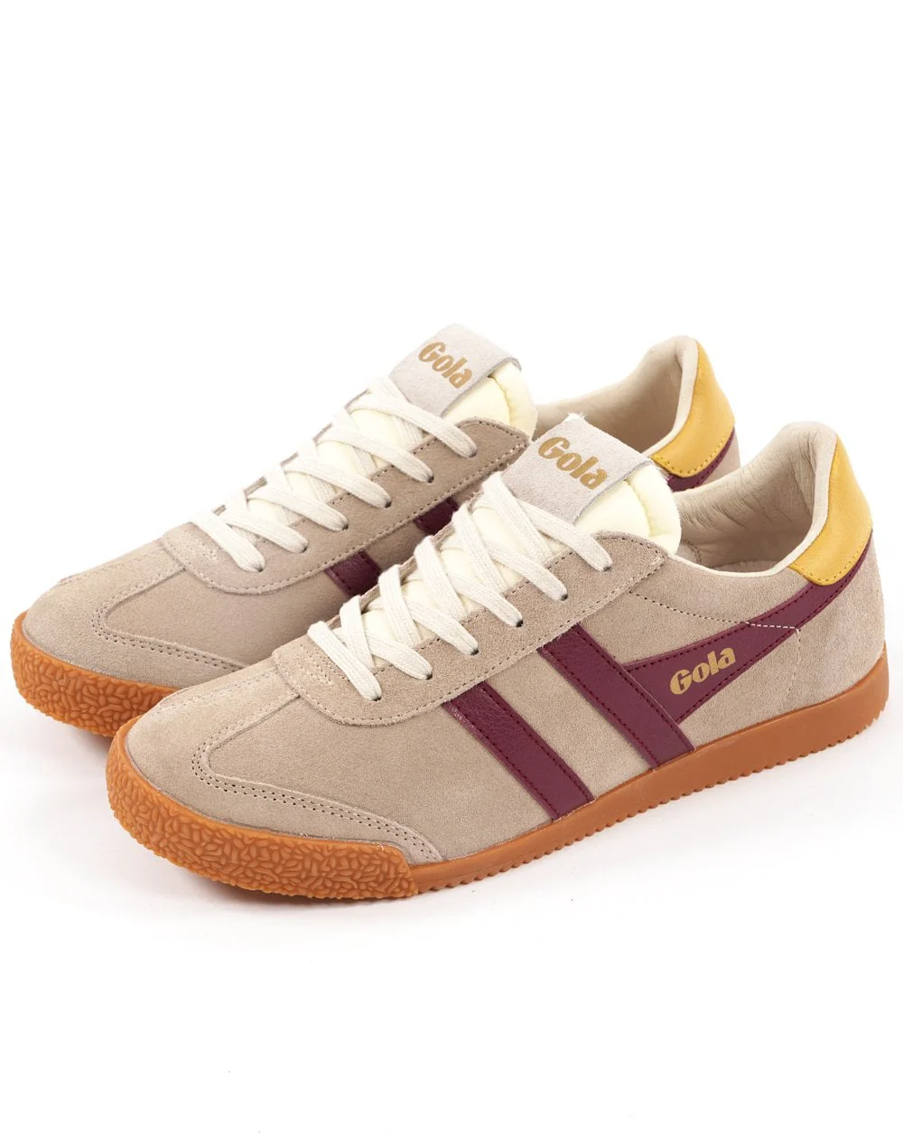 Gola Classics Women's Elan Trainers Bone / Cerise / Pollen - Image 2