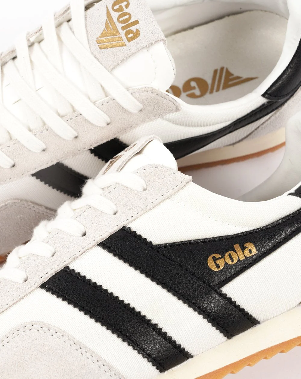 Gola Europa Trainers White / Black - Image 3