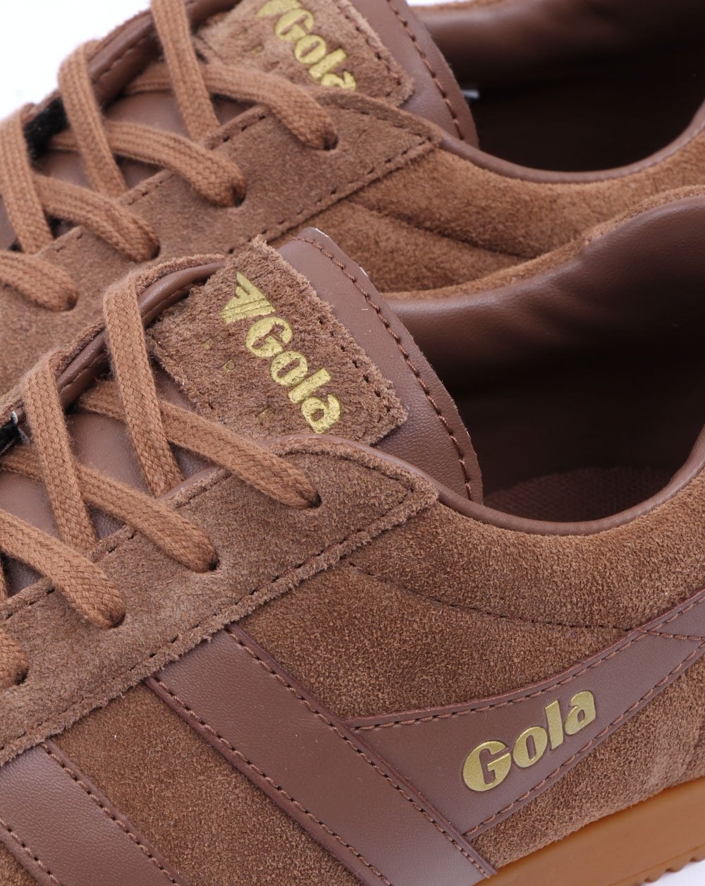 Gola Harrier Suede Trainer Tobacco - Image 4