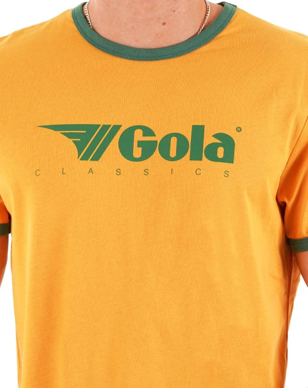 Gola Ringer T-shirt Gold - Image 2