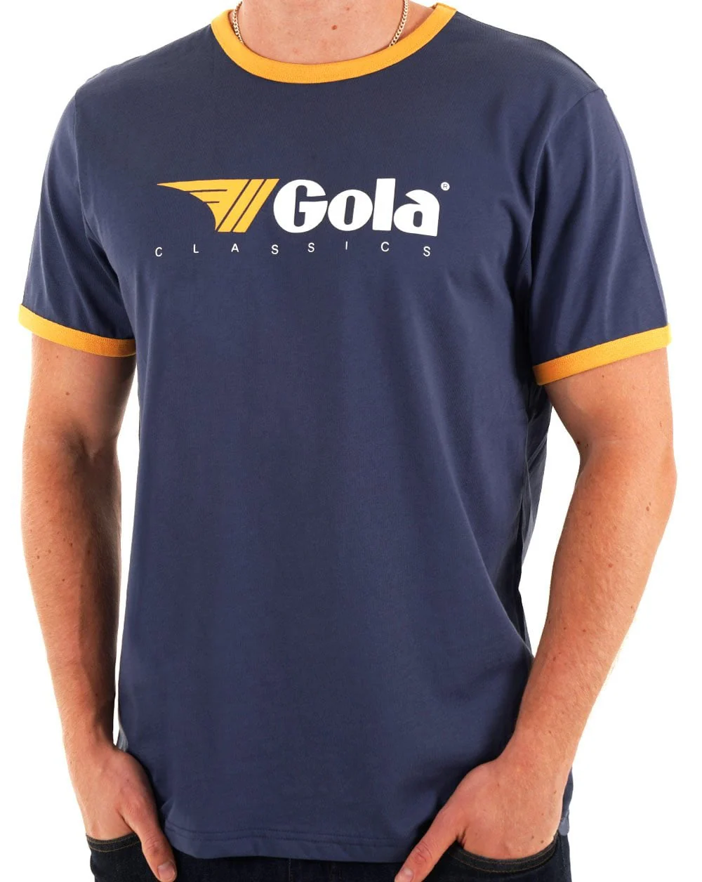 Gola Ringer T-shirt Navy