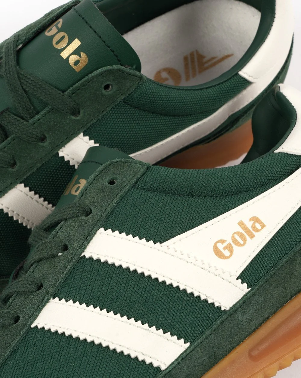 Gola Tornado Trainer Evergreen/Off White - Image 3