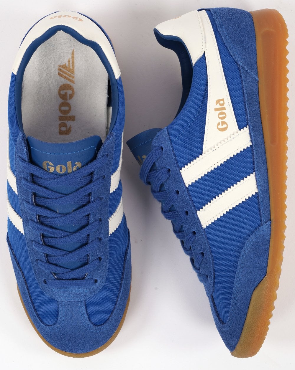 Gola Tornado Trainer Sapphire / Off White - Image 4
