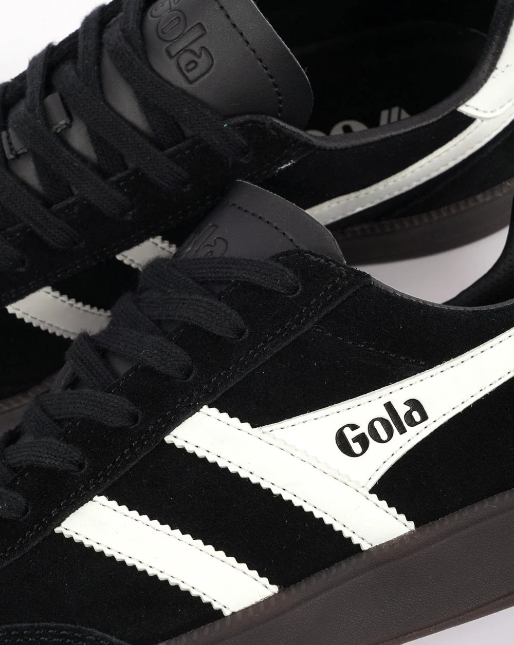 Gola Viper Trainers Black/White/Gum - Image 3