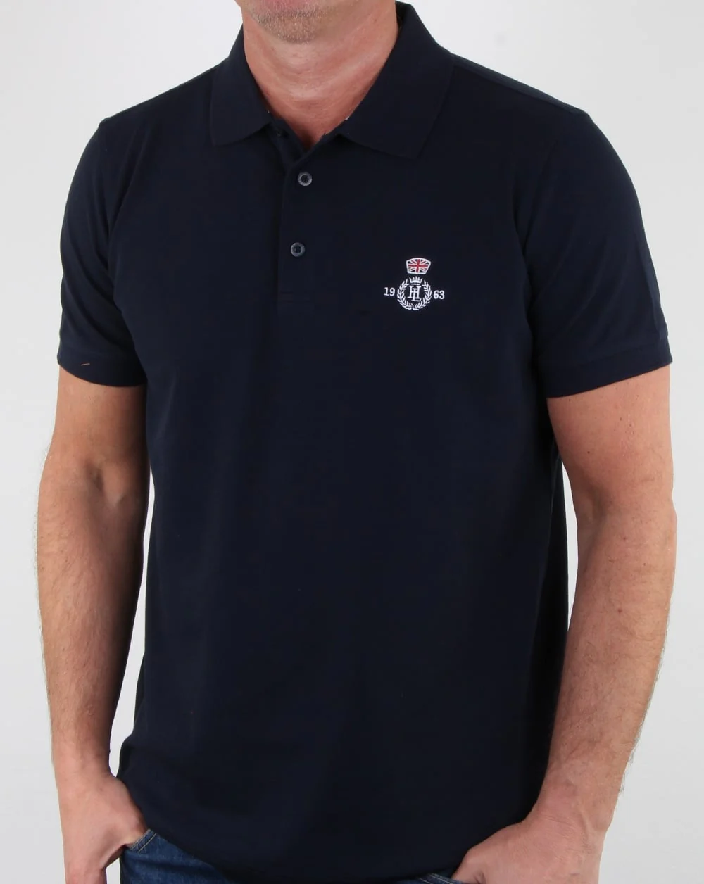 Henri Lloyd Benton Branded Polo Shirt Navy