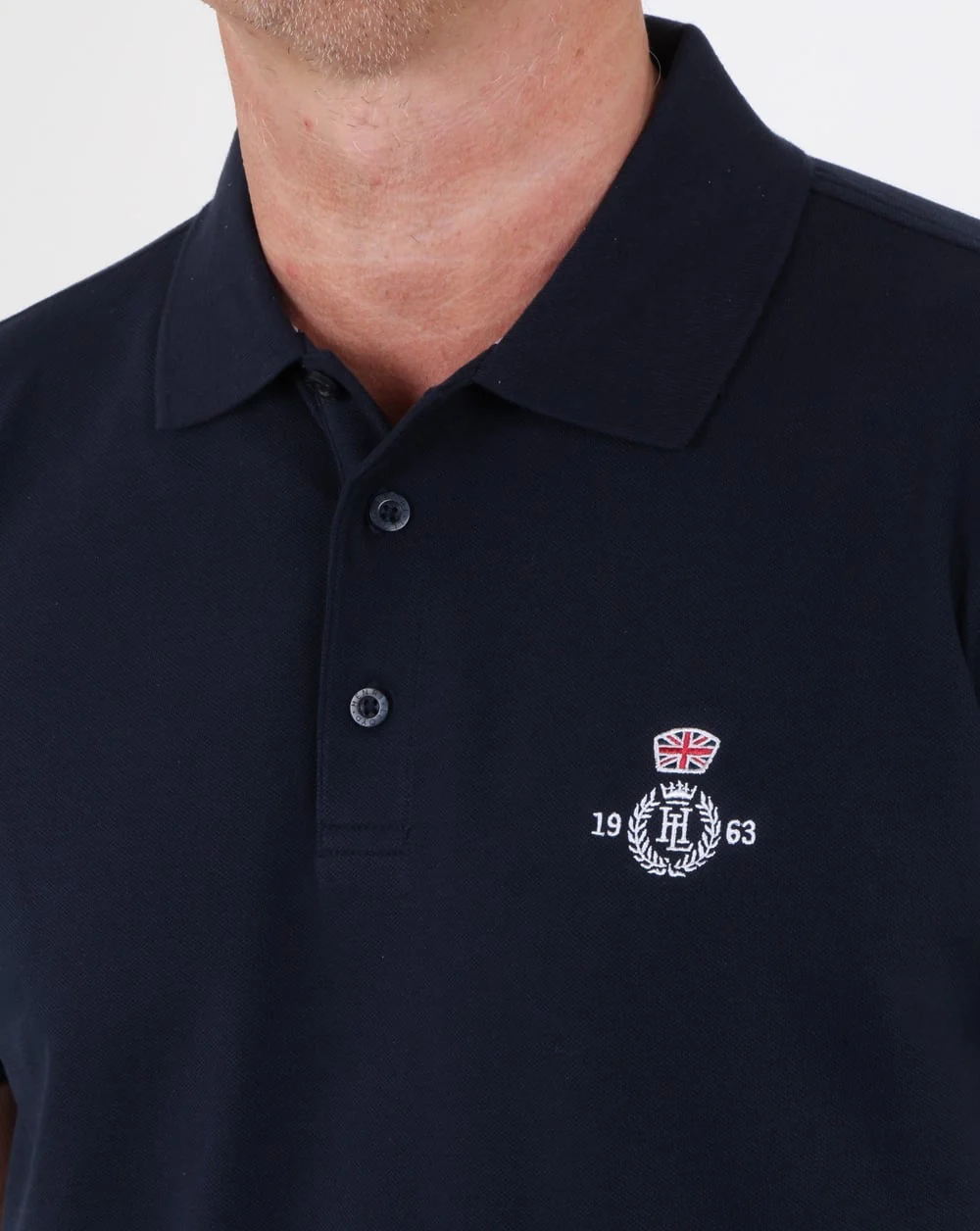Henri Lloyd Benton Branded Polo Shirt Navy - Image 2