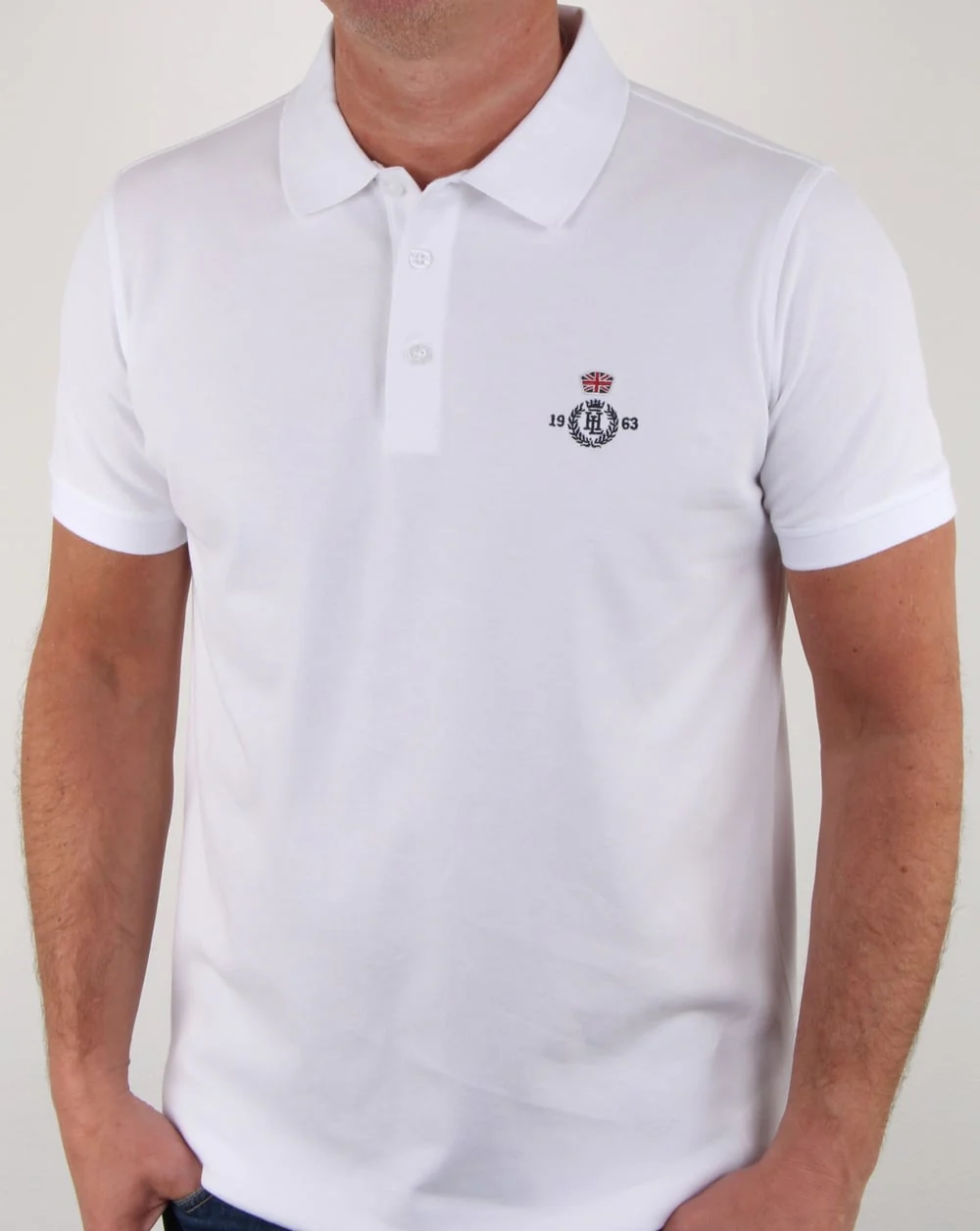 Henri Lloyd Benton Branded Polo Shirt White