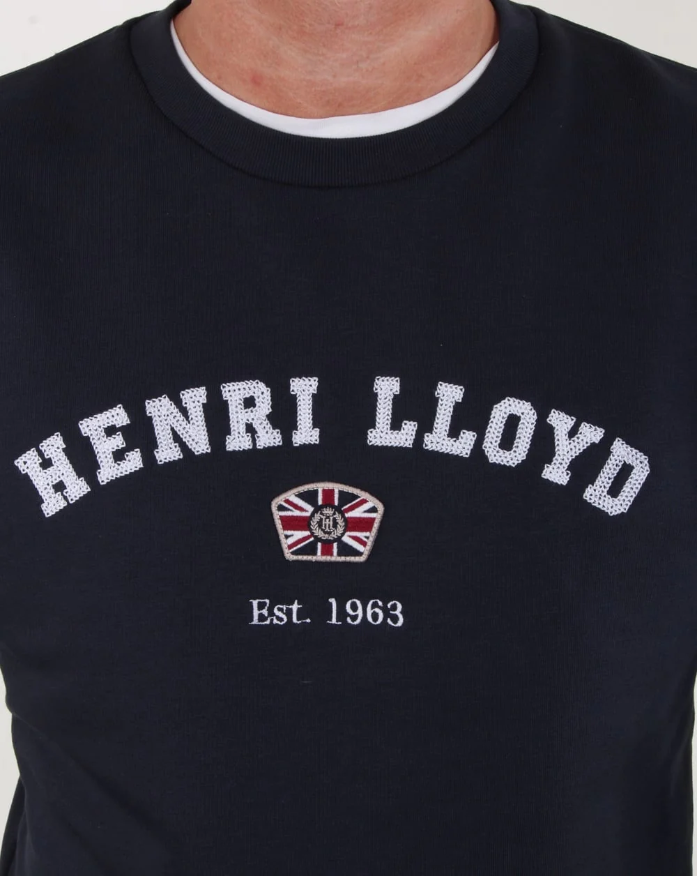 Henri Lloyd Kyme Branded Sweat Navy - Image 2