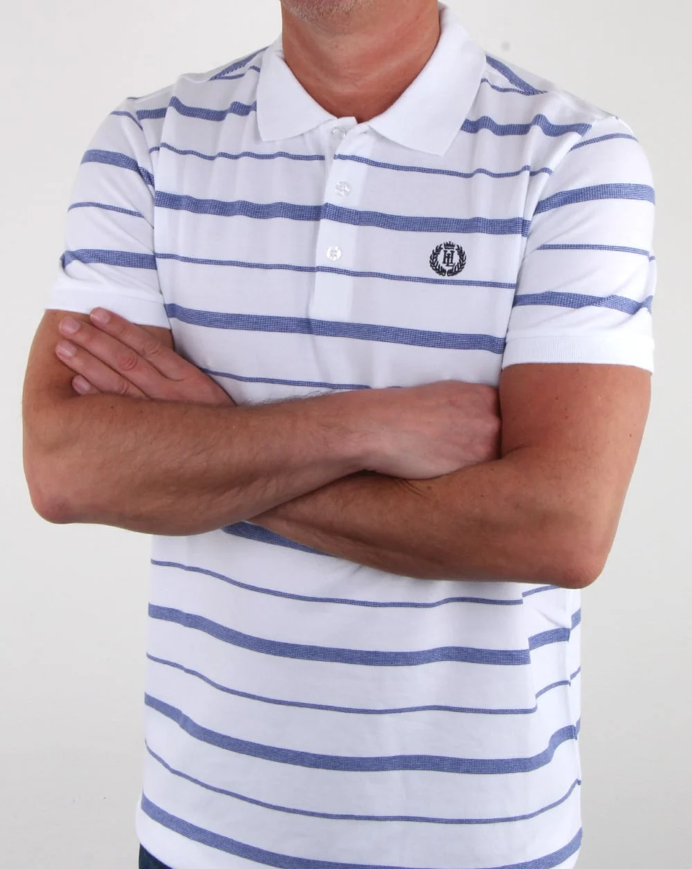 Henri Lloyd Sea Polo Shirt Azure Blue - Image 3