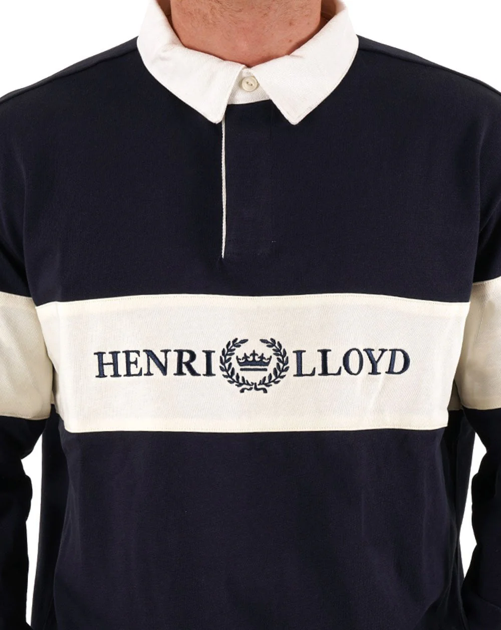 Henri Lloyd Voyager Rugby Shirt Navy - Image 2