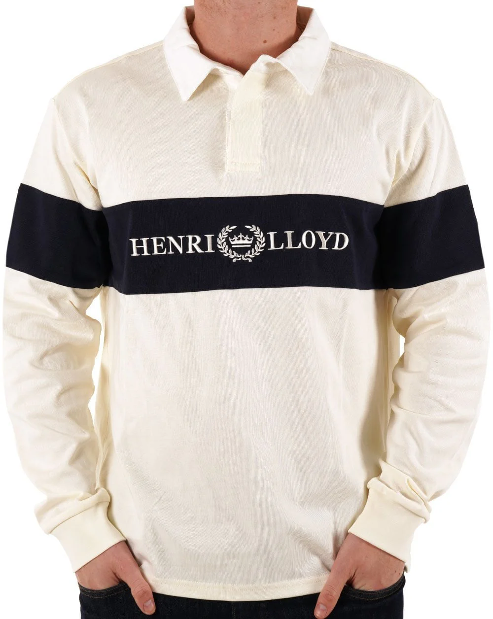 Henri Lloyd Voyager Rugby Shirt Off White - Image 3