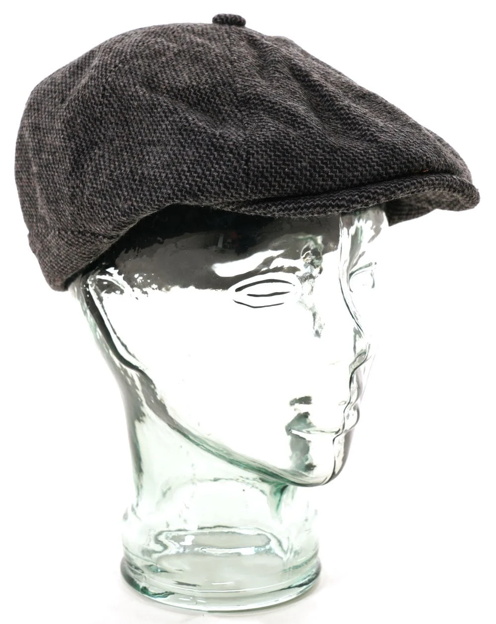 Heritage Traditions Tweed Newsboy Cap Salt & Pepper - Image 3