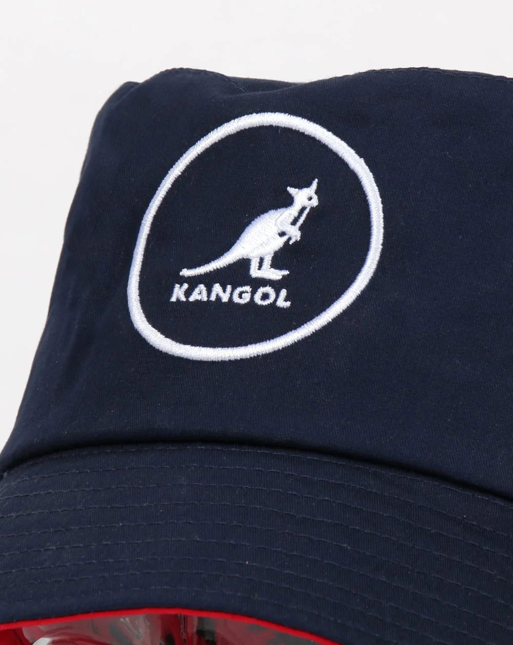 Kangol Cotton Bucket Hat Navy - Image 2