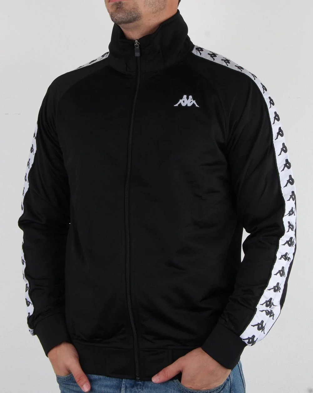 Kappa Anniston Banda Jacket Black/white