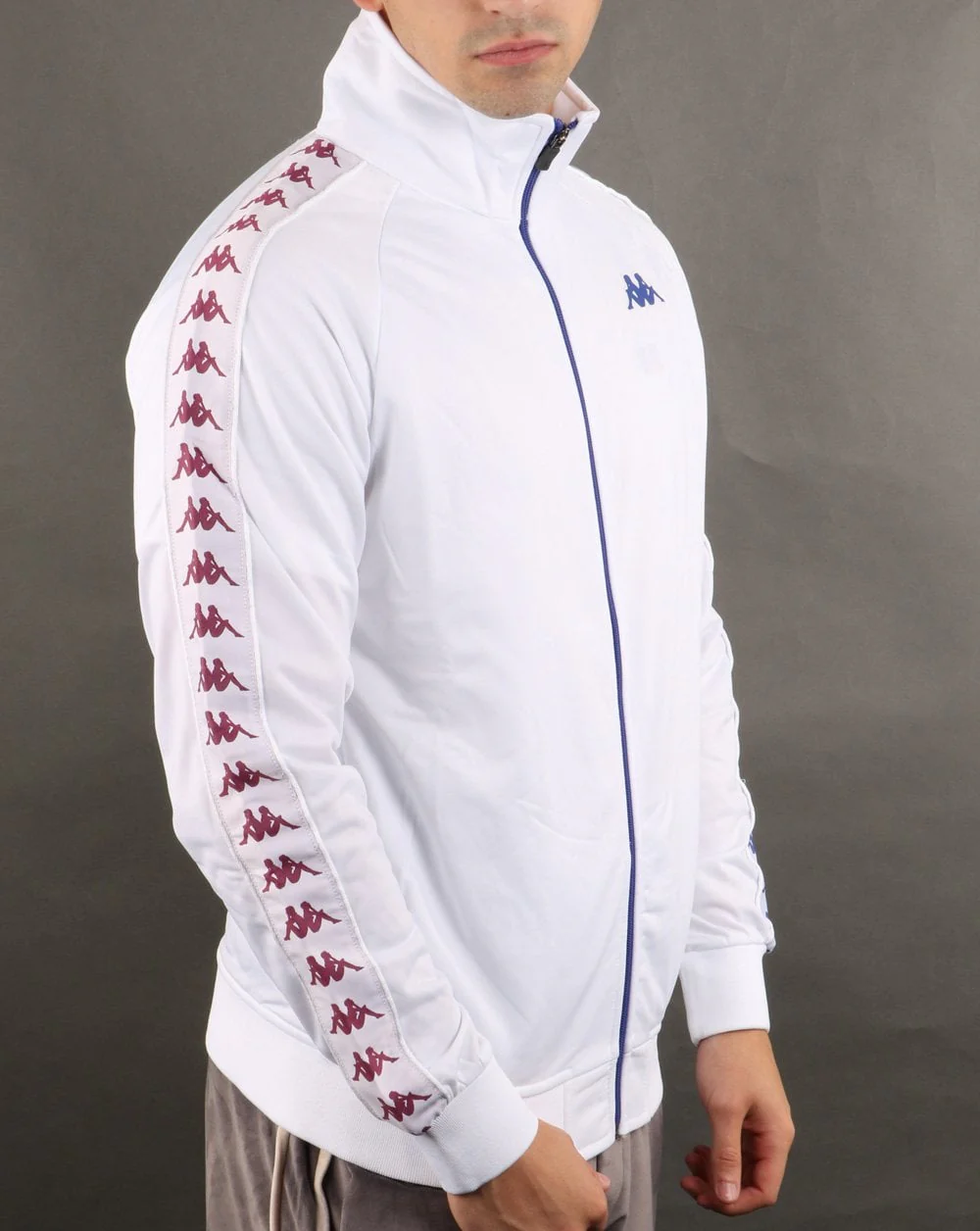 Kappa Anniston Banda Jacket White/Violet/Navy - Image 2