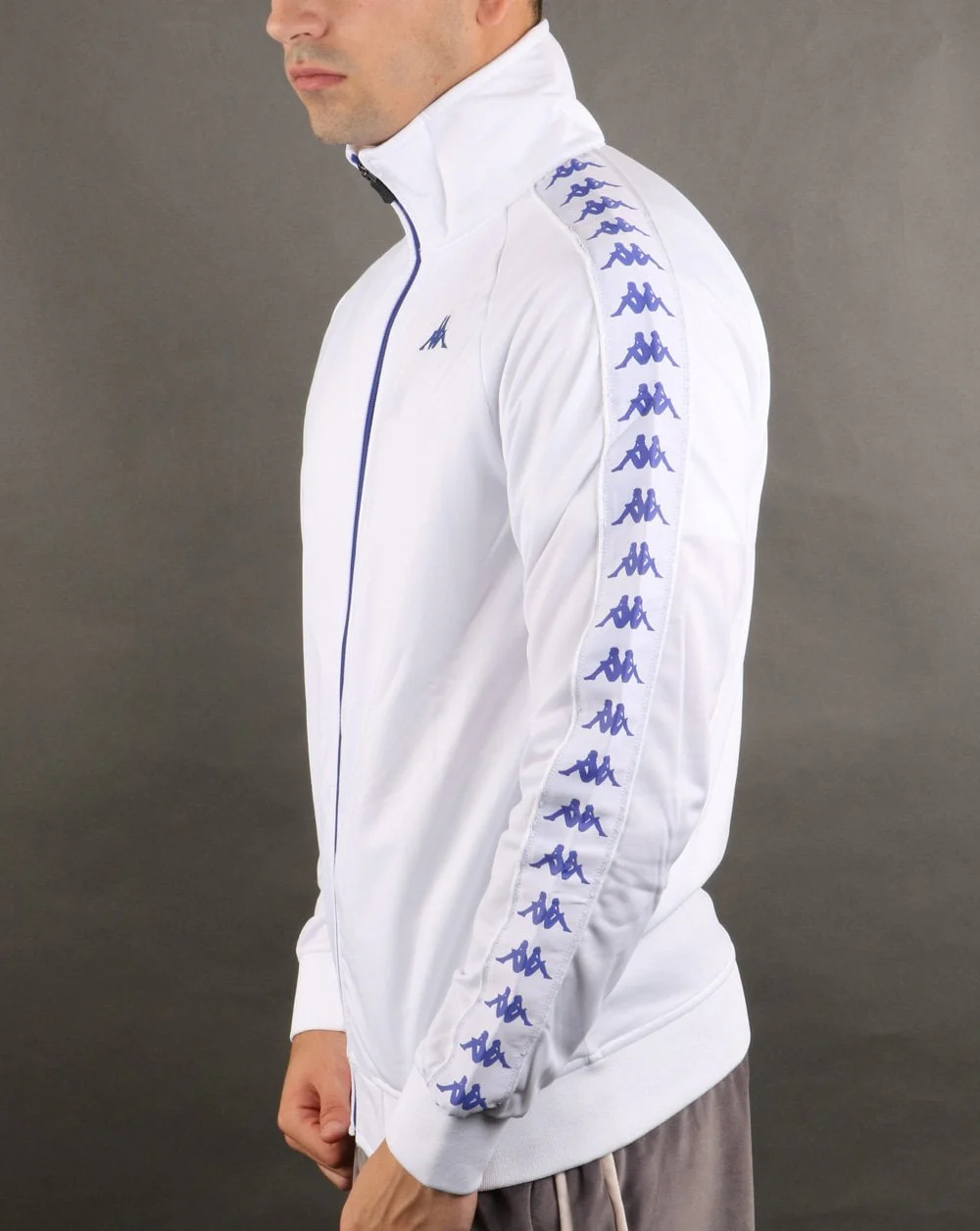 Kappa Anniston Banda Jacket White/Violet/Navy - Image 3