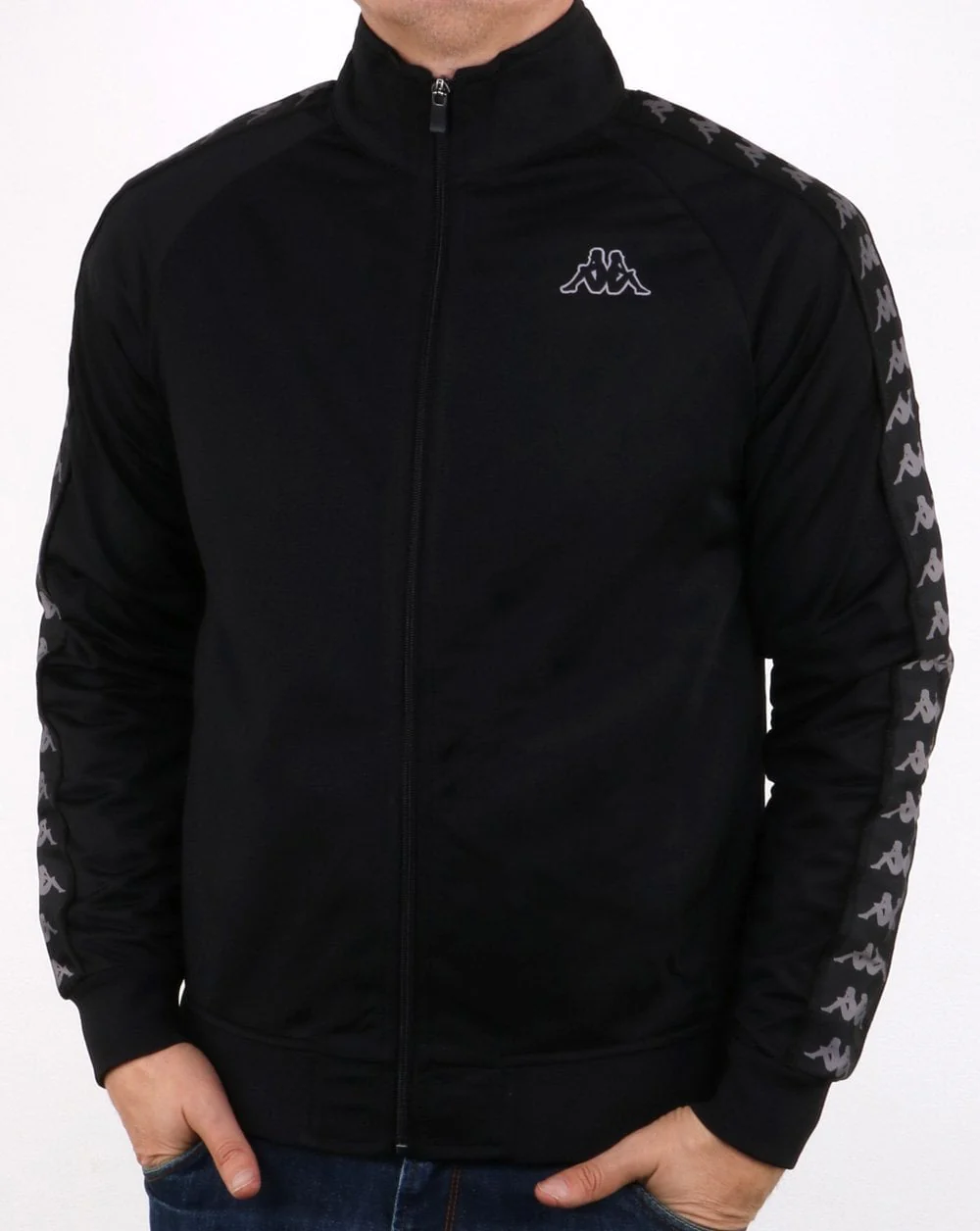 Kappa Banda Anniston Slim Track Top Black