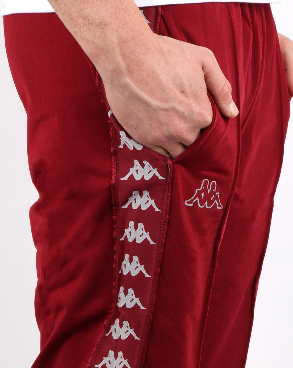 Kappa Banda Astoria Slim Pant Burgundy - Image 4