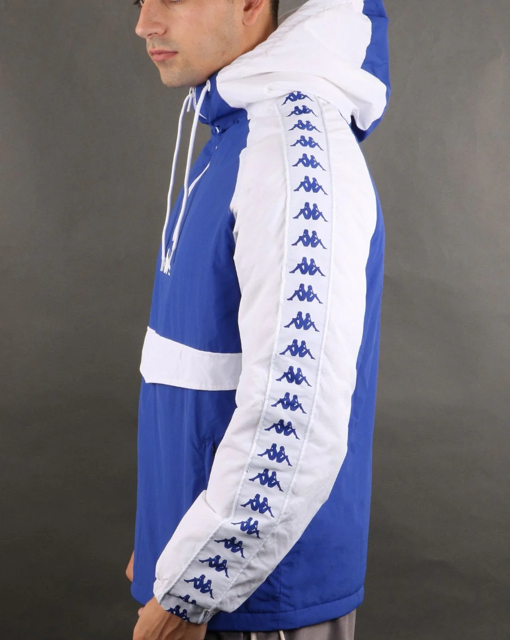 Kappa Banda Britein Jacket Blue/White - Image 2