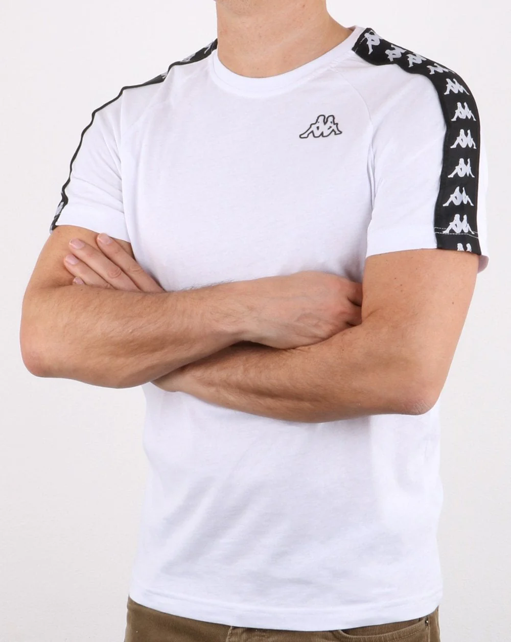 Kappa Banda Coen T-shirt White/Black - Image 3