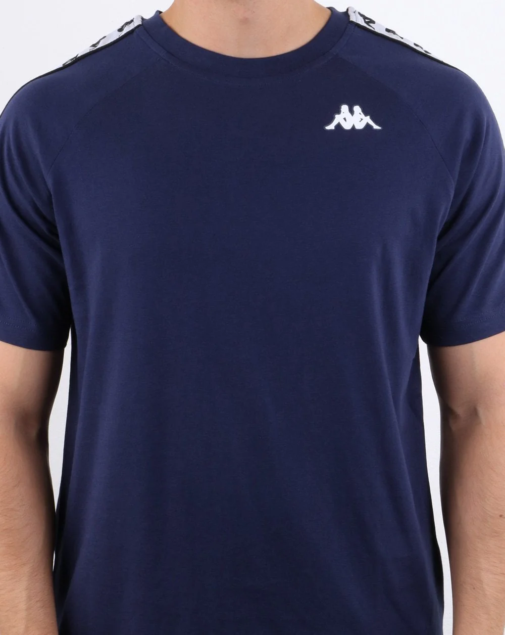 Kappa Coen Banda T-shirt Navy/White - Image 4