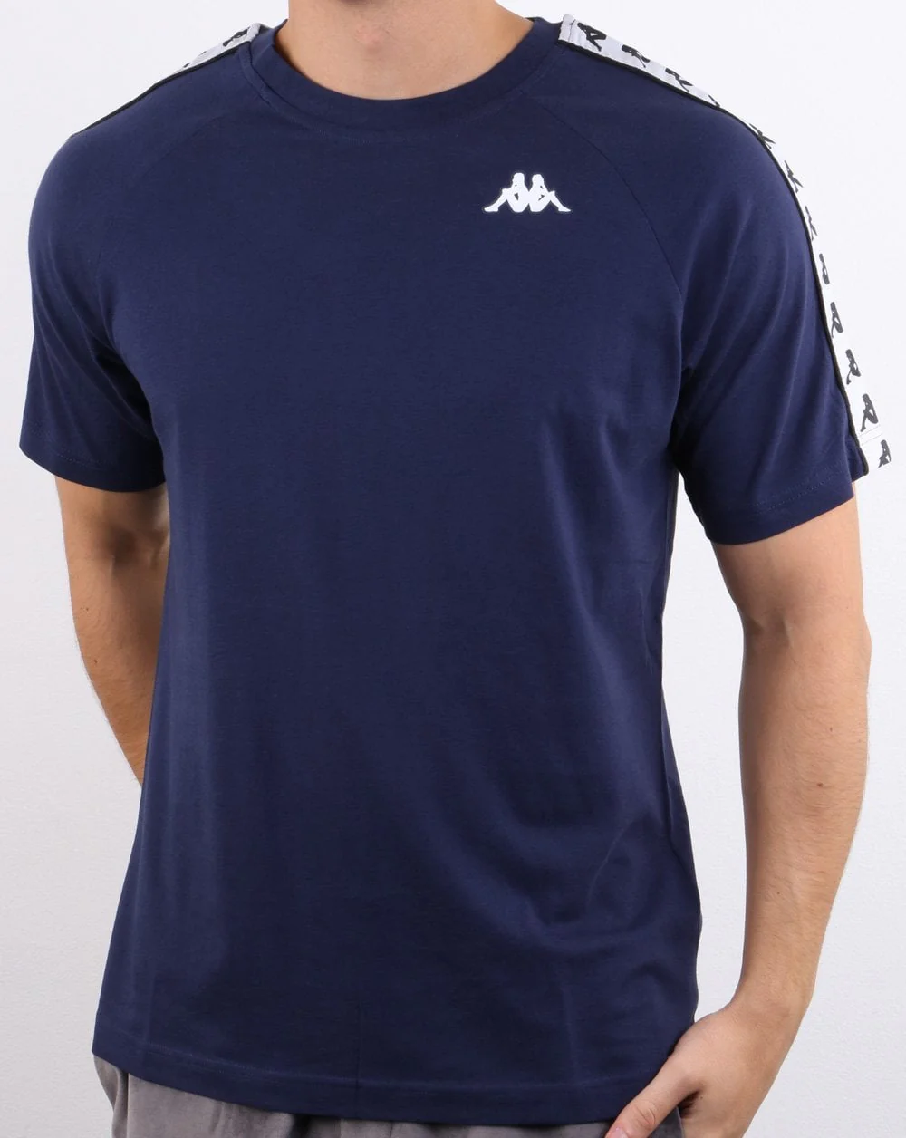 Kappa Coen Banda T-shirt Navy/White - Image 5