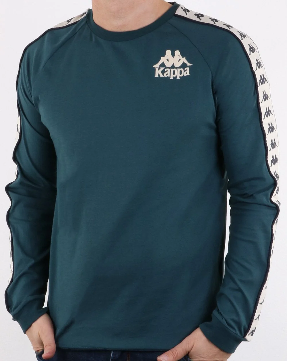Kappa Dixon Long Sleeve Taping Top Deep Blue