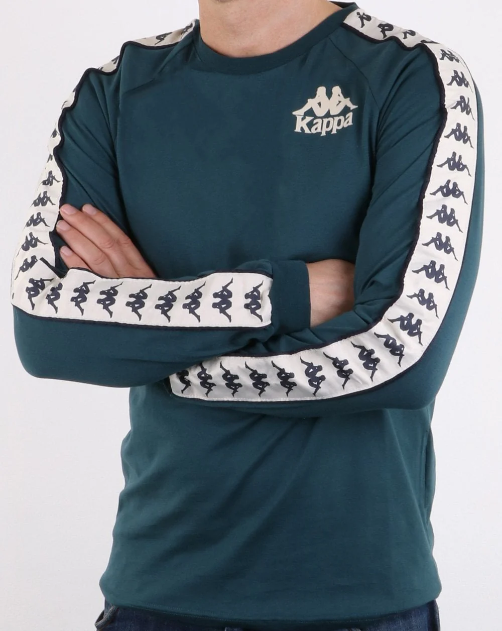 Kappa Dixon Long Sleeve Taping Top Deep Blue - Image 2