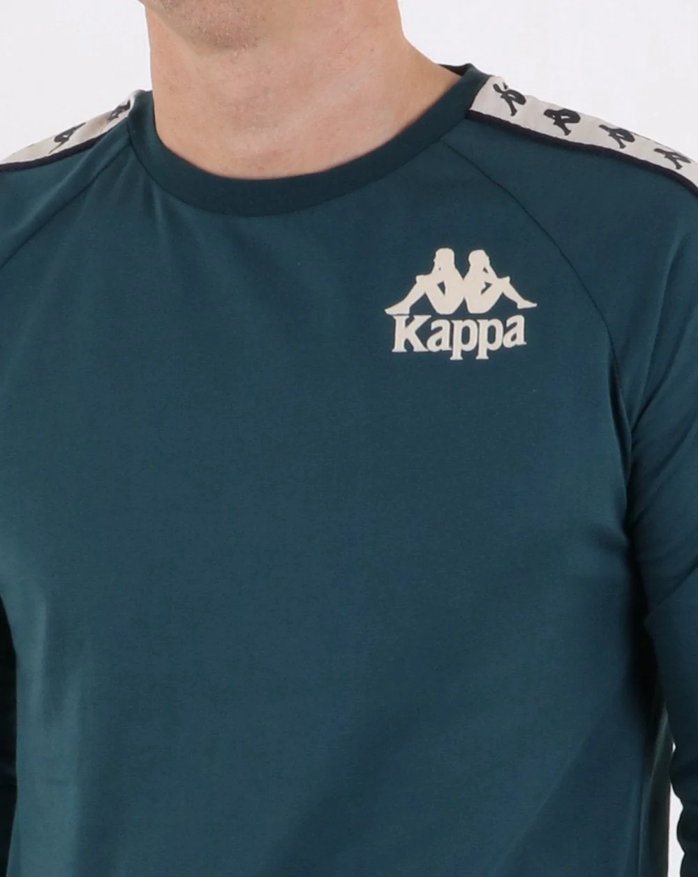 Kappa Dixon Long Sleeve Taping Top Deep Blue - Image 3